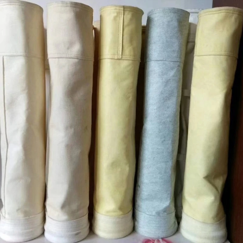 أكياس تجميع الغبار نبض ارتفاع درجة الحرارة البوليستر الصناعي إبرة لكمات أكياس تصفية مجمع الغبار #2