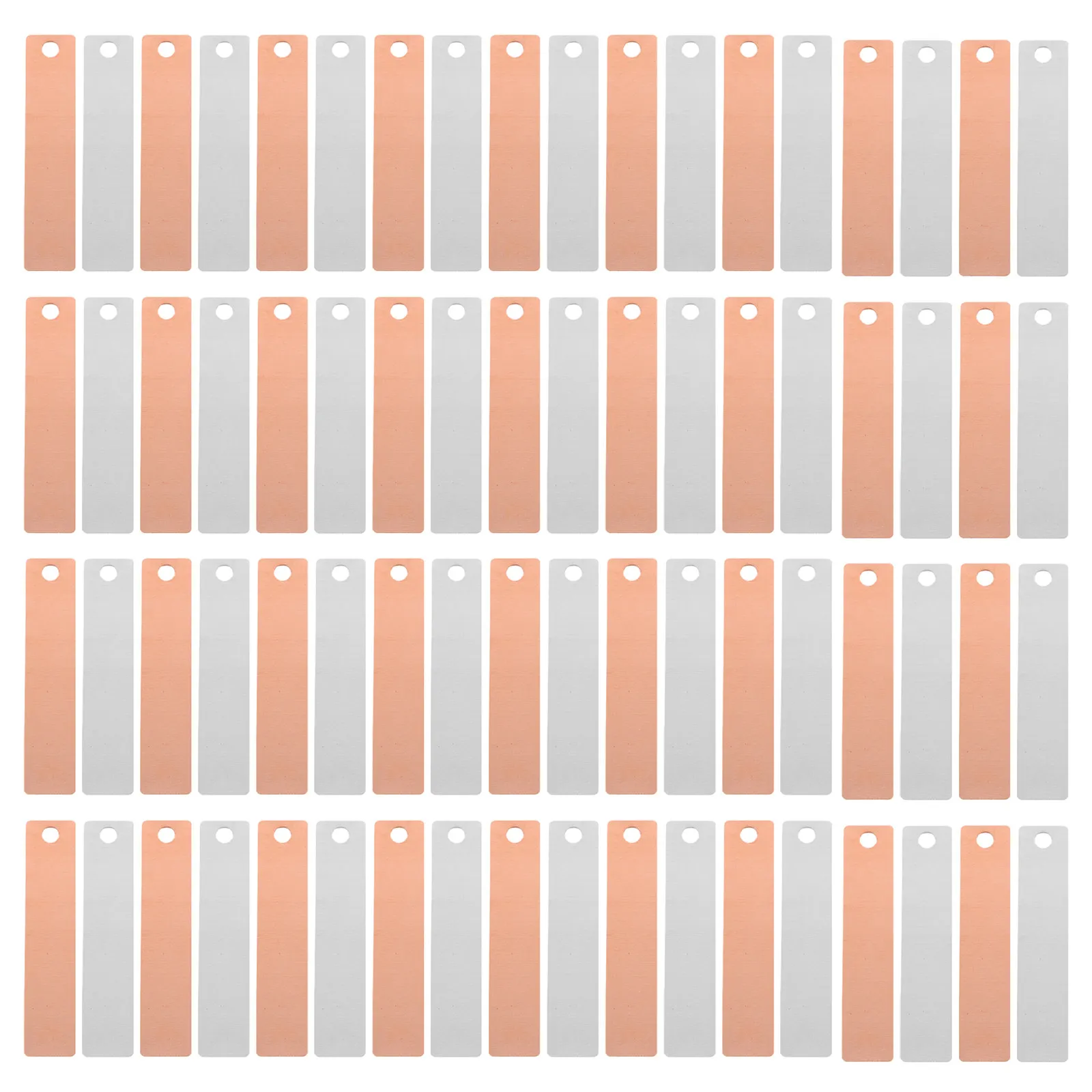 

50 пар медных и цинковых электродных полосок для научных экспериментов, набор для химических образцов, учебные пособия для физических лабораторий