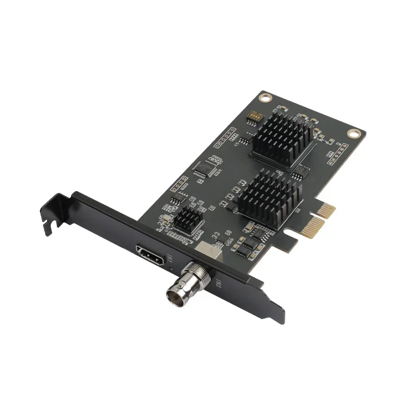 IOCREST 2 Channels SDI+HDMI Compatible HD PCIe Capture Card Switch Game Live Broadcast PS4/NS Camera SLR 4k Recording Vmix