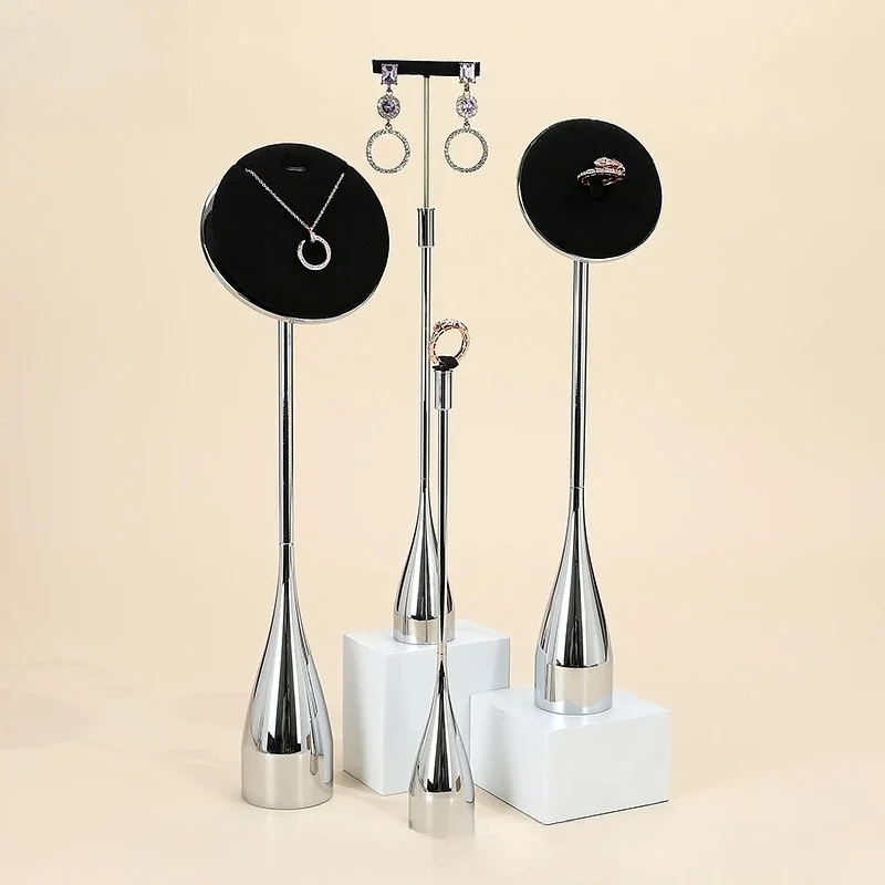Necklace Ring Bracelet Jewelry Display Stand Live Vertical Jewelry Display Metal Jewelry Display