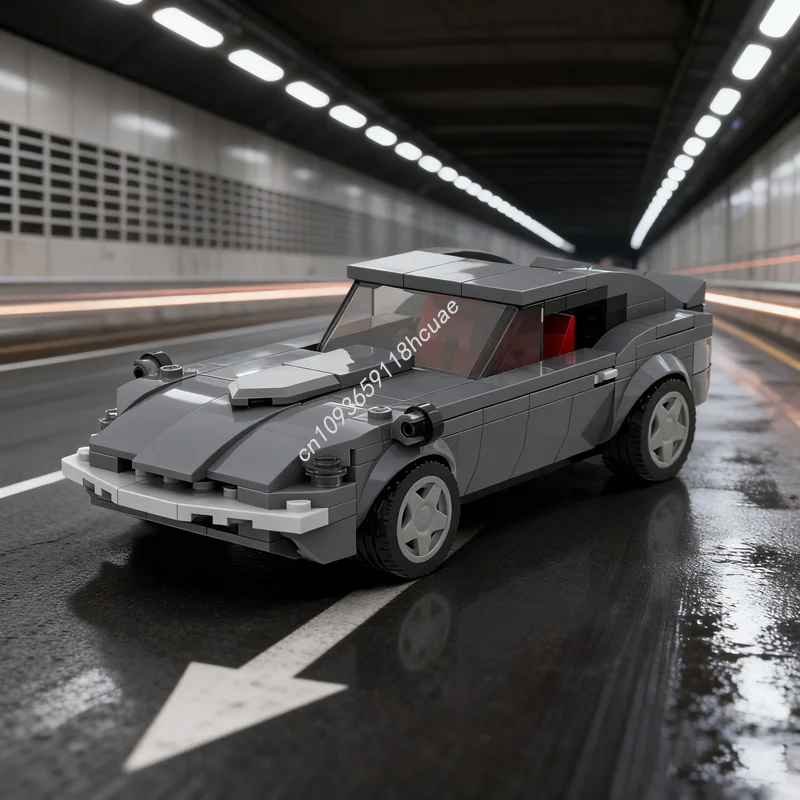 

240 шт. MOC 8 шпилек Datsun Fairlady City Champions Модель Строительные блоки DIY Образовательная кирпичная игрушка Детские рождественские подарки на день рождения