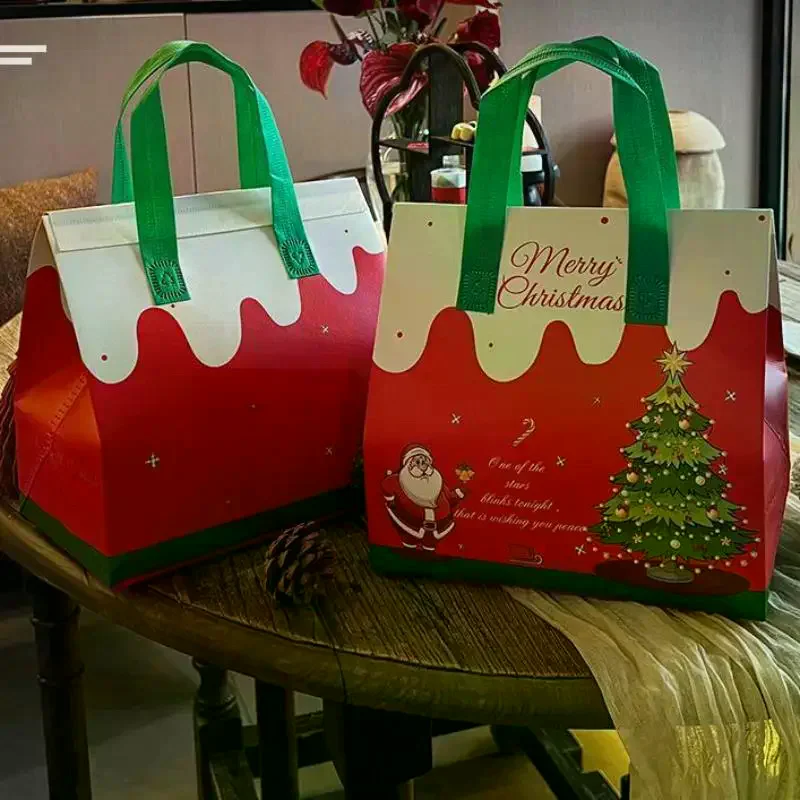 Christmas Insulated Food Delivery Bag Large Commercial Grade Food Transport Tote Bag Reusable Insulated Bag For Food Takeout