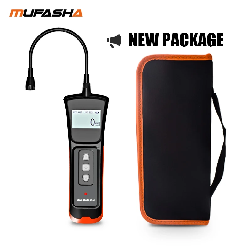 Imagem -02 - Mupasha-auto Alarme Detector de Vazamento de Gás Gás Metano Gás Natural Gás Liquefeito de Petróleo Testador de Gás Combustível e Inflamável