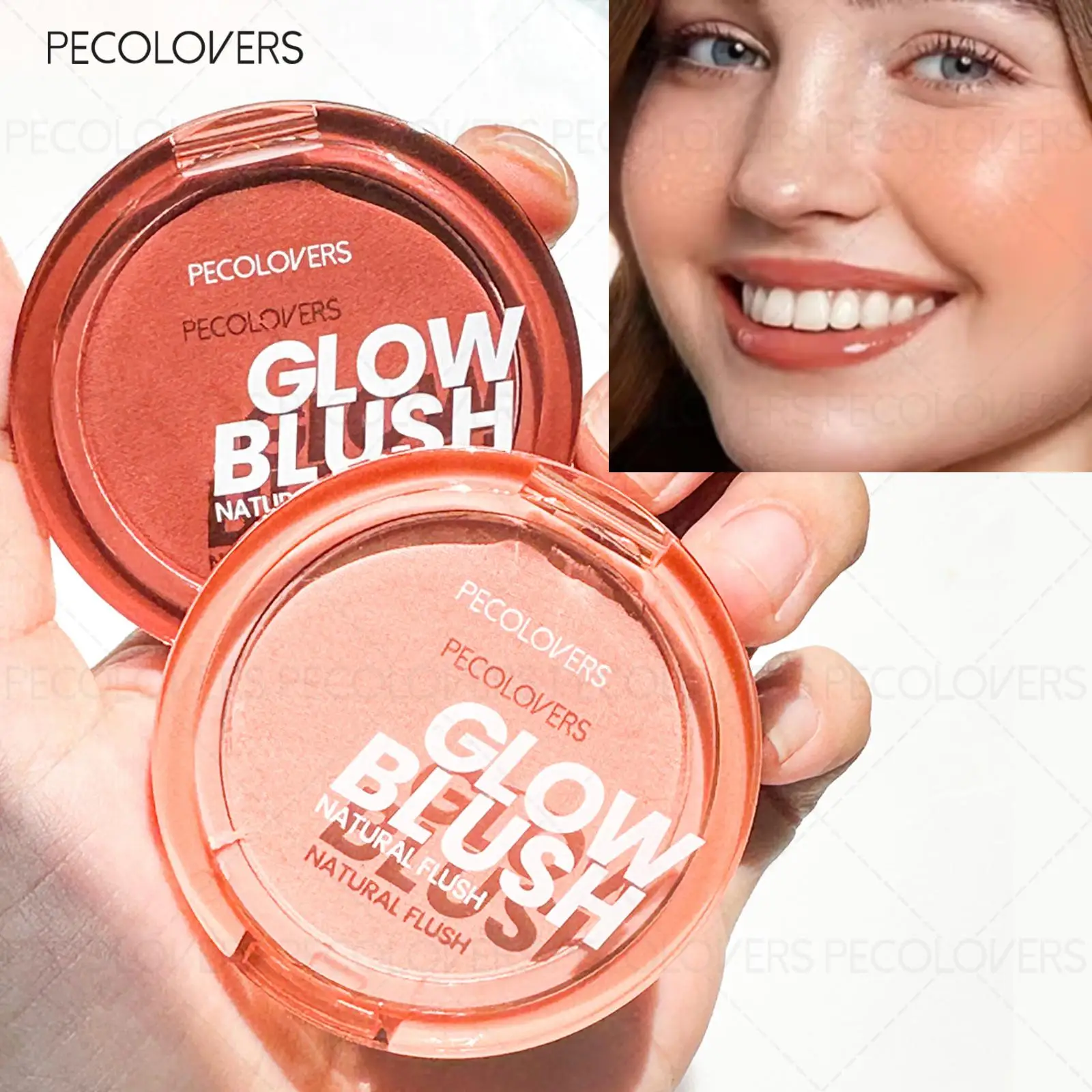 

Многоцветные пудровые румяна, 1 шт., придают лицу яркий цвет, водостойкие и долговечные, очаровательные и привлекательные, косметика для лица.