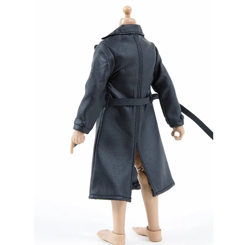 1/12 Soldier Clothing Accessories Officer's Mid Length Version Windbreak Coat Model Toy Fit 6'' Action Figure Body In Stock