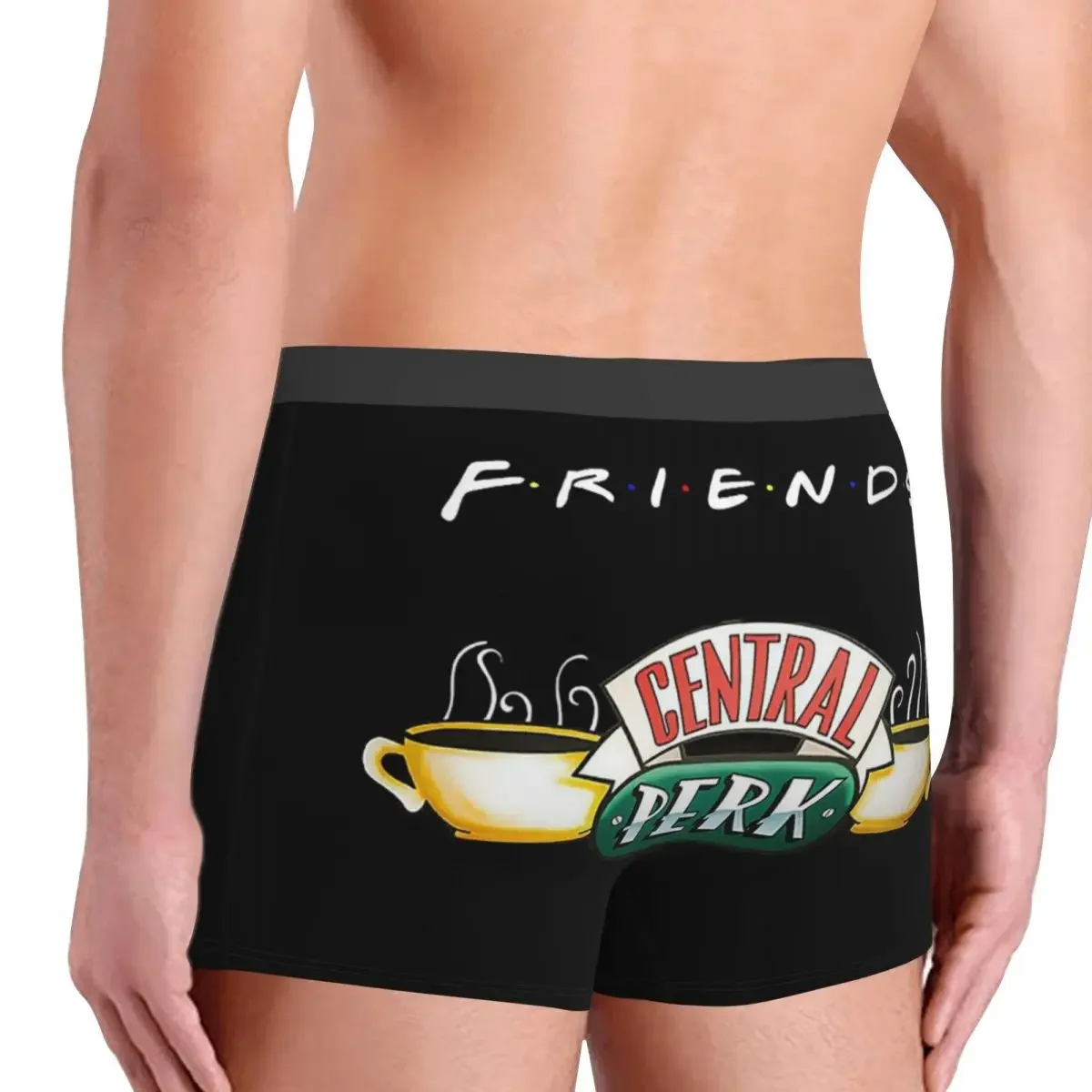 Central Perk Friends Underpants Breathbale Panties Man Underwear Comfortable Shorts Boxer Briefs