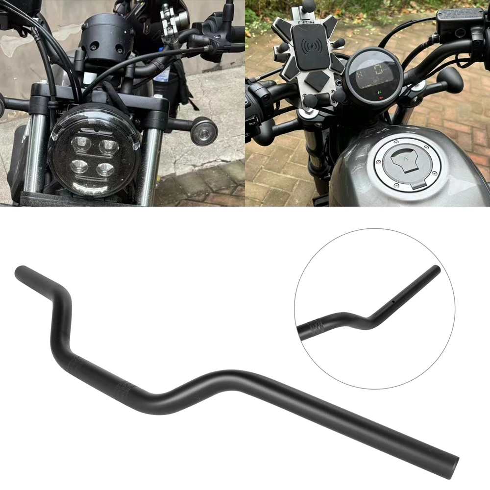 

Motorcycle retro 22MM modified faucet direction handle, steel pipe handlebar, suitable for CG125 modified general handlebar