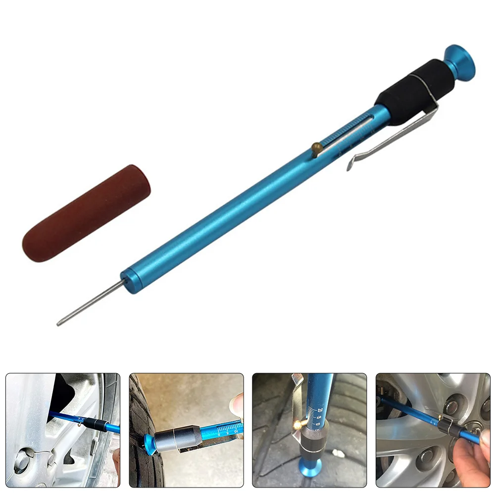 

Automotive Measuring Tools Brake Pad Gauge Drum Tyre Depth Thickness Tire Tread Measurement Lining Cars