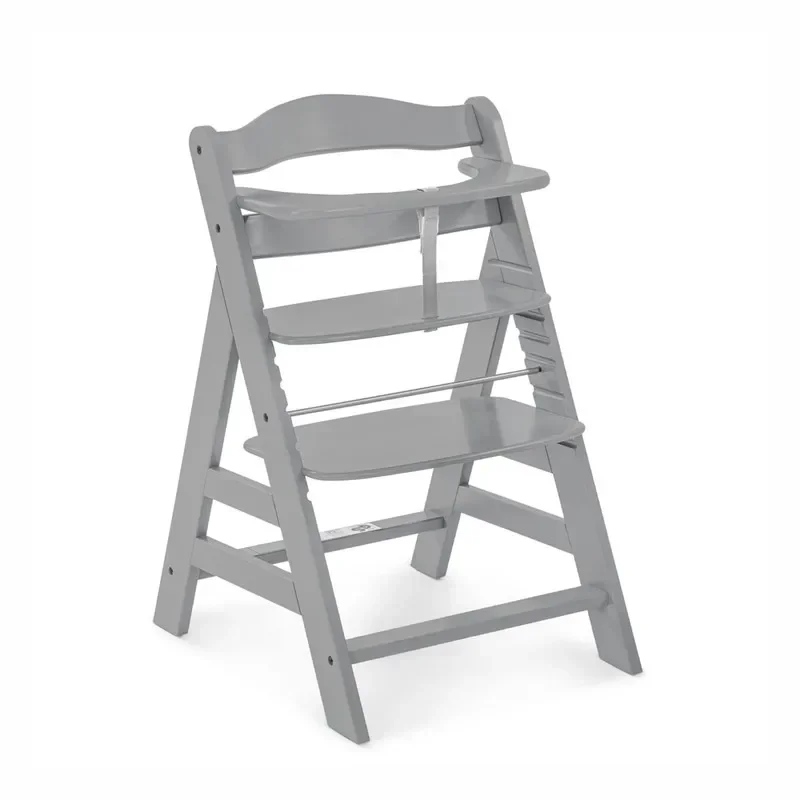 Wooden high chair seat, infant dining high chair, adjustable