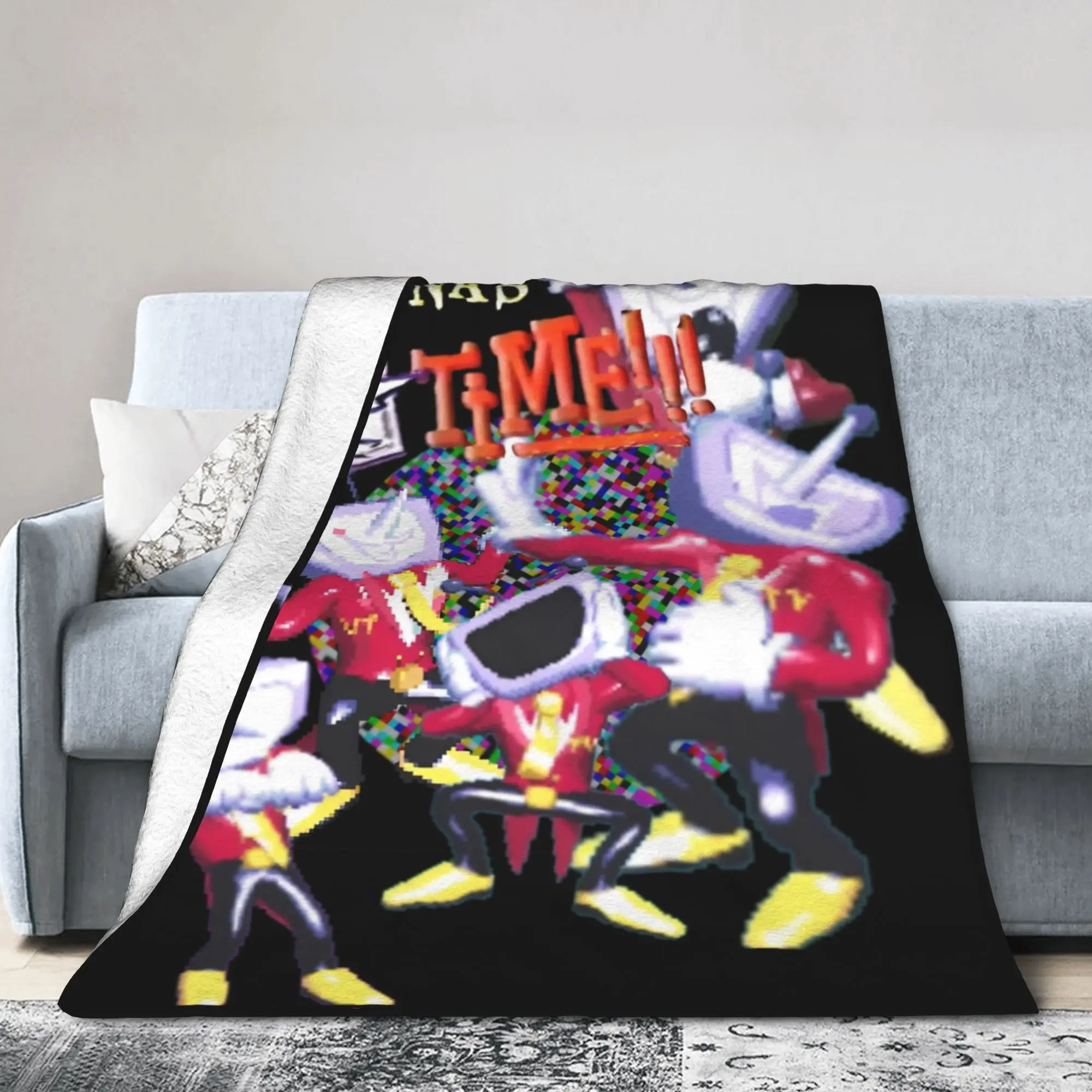 Mr Ant Tenna’s TV Time Blanket Quality Warm Soft Deltarune Bedding Throws Winter Picnic Outdoor Fashion Bedspread