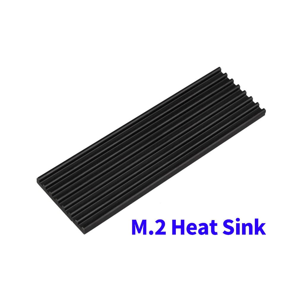 Heat Dissipation Sink Heat Sink M.2  State Drive Heat Sink M.2 2280 SSD Radiator M.2 SSD Cooling Vest Black