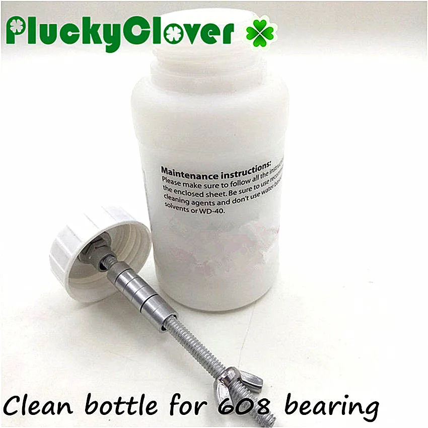 Nettoyeur de roulements de patins en ligne 608/ 627, 1 pièce, Kit d'unité de nettoyage de roulements, bouteille de nettoyage de roulements à roulettes de Skateboard
