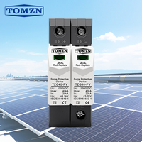TOMZN DC SPD 1000V 800V 600V 500V 20-40KA House Surge Protector Protective Low-voltage Arrester Device Lightning Protection PV