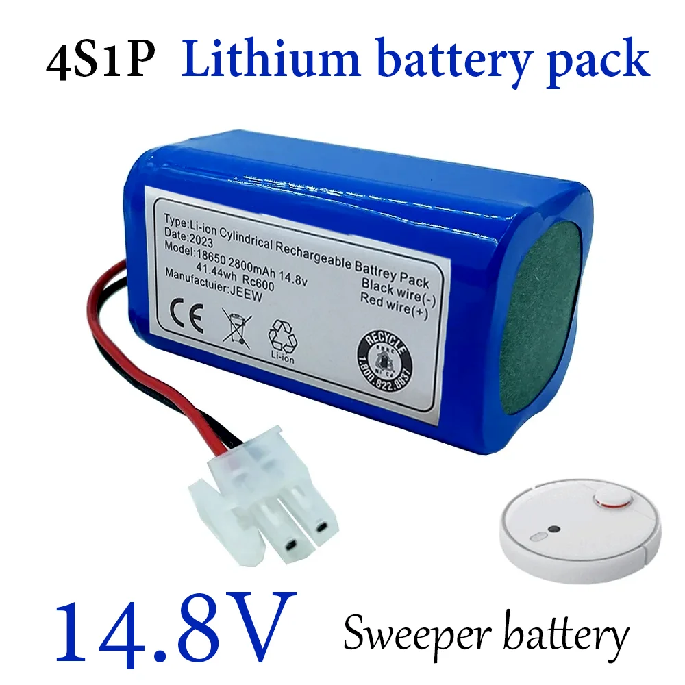 

14.8V 2800/4800/6800mAh rechargeable lithium battery for ILIFE A4s A6 V7s Plus A9s W400 Robot Vacuum Cleaner 18650 4S1P battery