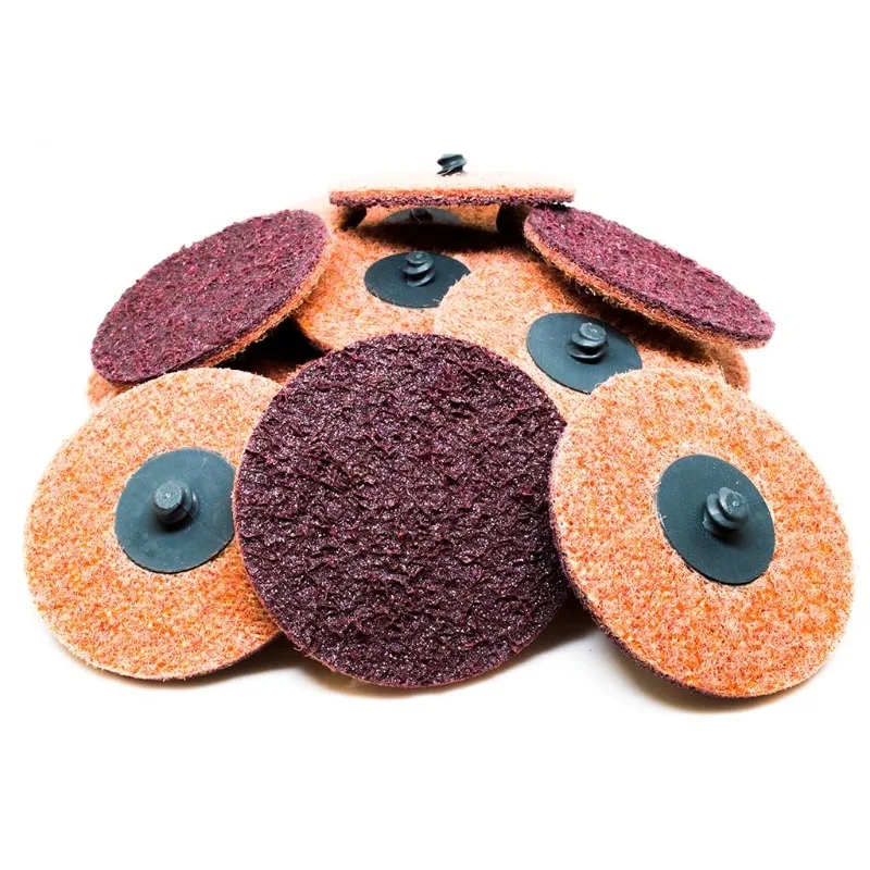 

Benchmark Abrasives 3 Inch Sanding Discs Quick Change Nylon Surface Conditioning Discs, Drill & Die Grinder Sanding Disc Rust