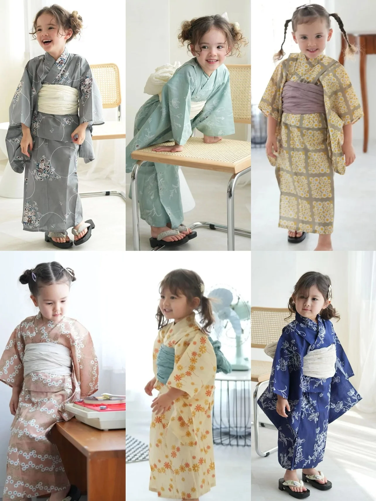 

Традиционный халат-кимоно из чистого хлопка для женщин, для путешествий и фотосессий, в японском стиле, с цветочным принтом, коллекция Весна 2024