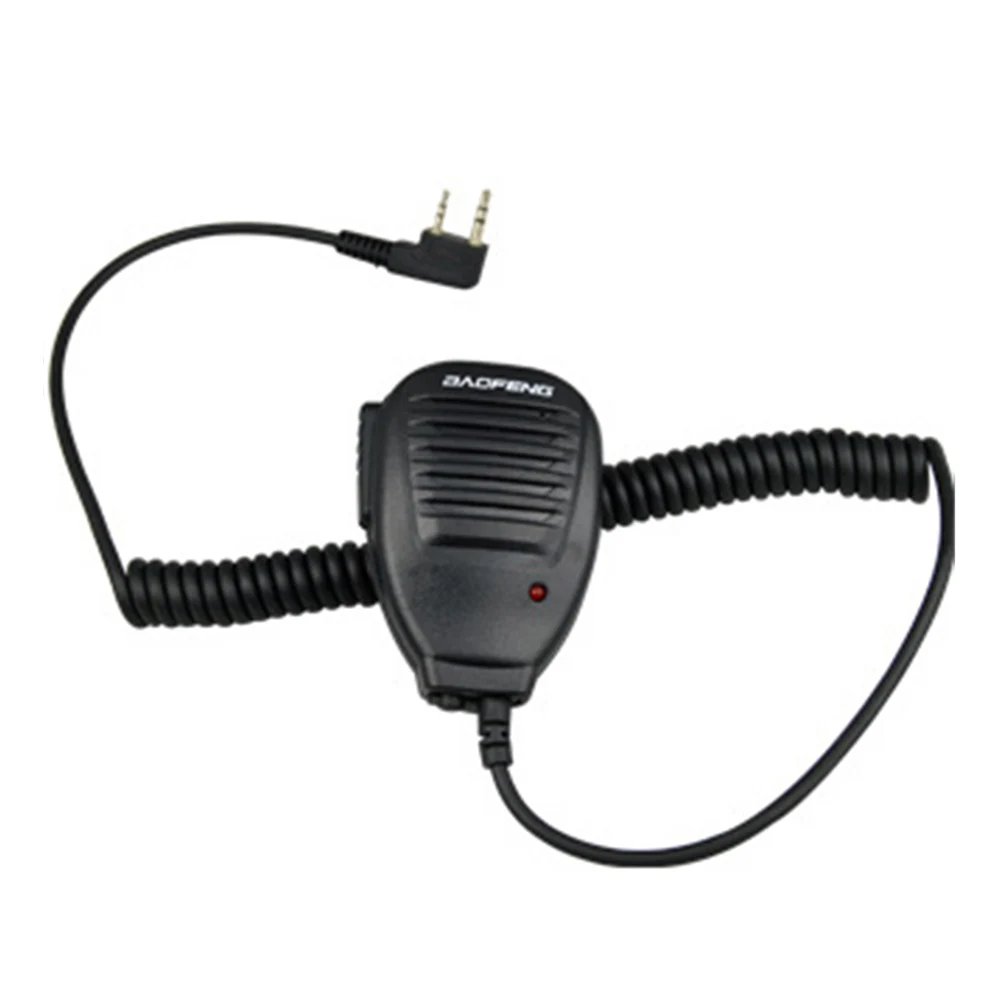 2 Way Radio Headset With Indicator Light Interphone Microphone Durable Earphone H21 Mini For BF 888S UV5R Speaker