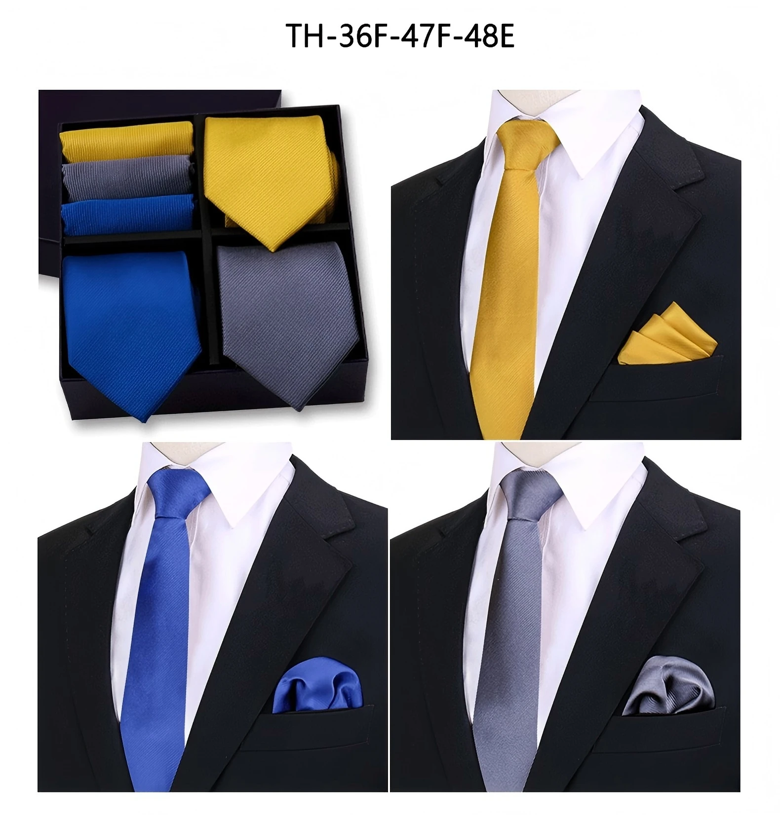 tie-mans-hanky-set-burgundy-solid-color-tie-for-men-necktie-blue-handkerchief-set-classic-business-daily-suit-with-gift-box