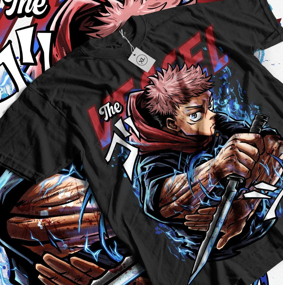 2026 Sommer Jujutsu Kaisen Anime YUJI ITADORI Bedrucktes Lockeres Kurzarm-T-Shirt aus Reiner Baumwolle für Kinder Trendiges Unisex Casual Y2k