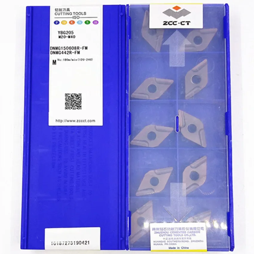 

DNMG150604R-FM YBC252/DNMG150608R-FM YBC252/DNMG150604R-FM YBG205/DNMG150608R-FM YBG205 ZCC.CT CNC carbide inserts turning tools