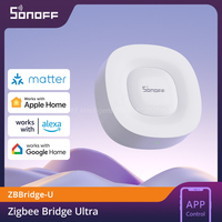 SONOFF ZBBridge-U Matter Zigbee Bridge Ultra Up to 256 Sub-devices Ethernet Connection Smart Home Hub Support Alexa Apple Home