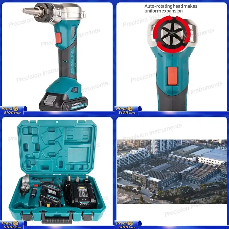 For ME-1225 Cordless Pipe Expander PEX-a Expansion Tool Tubing Expander Kit Auto Repair Tools Automotive Accessories