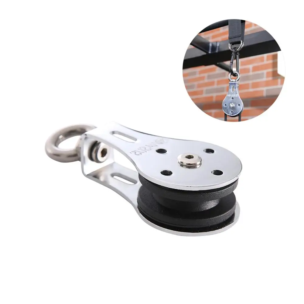 Stainless Steel Bearing Lifting Pulley Hanging Wheel Silent Fitness Wheel Hanging Wheel Mute Silent Wheel For Sports Fitness