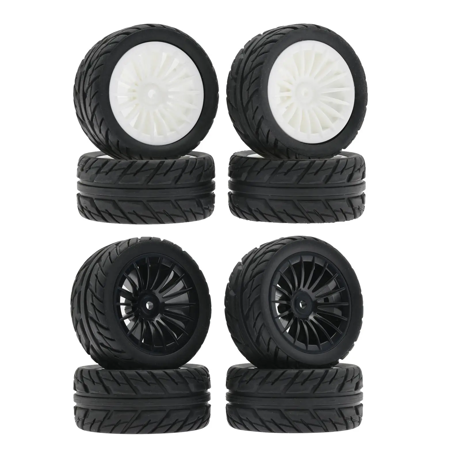 

4x RC Car Tires 1:16 Model Car Hobby Modified Spare Parts Assembly Vehicles