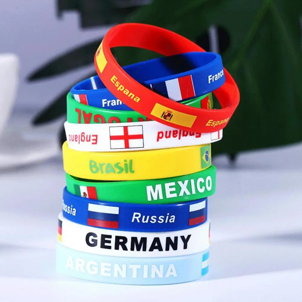 Eco-friendly Fashion Bracelet Proper Size Football Bracelet Theme Party Supplies Event Souvenirs Party Award Games Bracelet