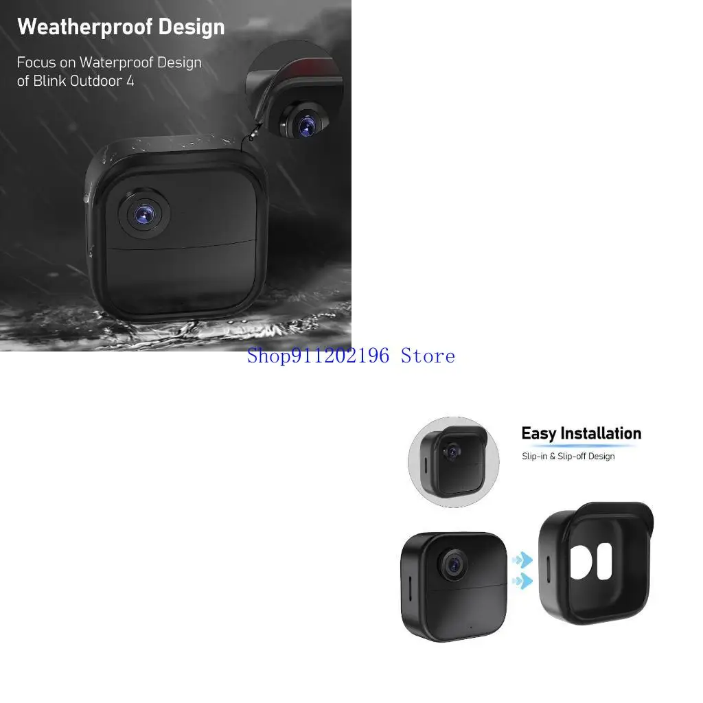 P82A مراقبة متعددة الاستخدامات غلاف السكن سيليكون غلاف لميض في الهواء الطلق في الهواء الطلق 4 كاميرات #1