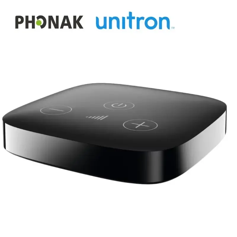 Unitron Phonak TV Connector Wireless Bluetooth Audio Accessory Direct Hearing Aid Linkage for Better Sound Experience
