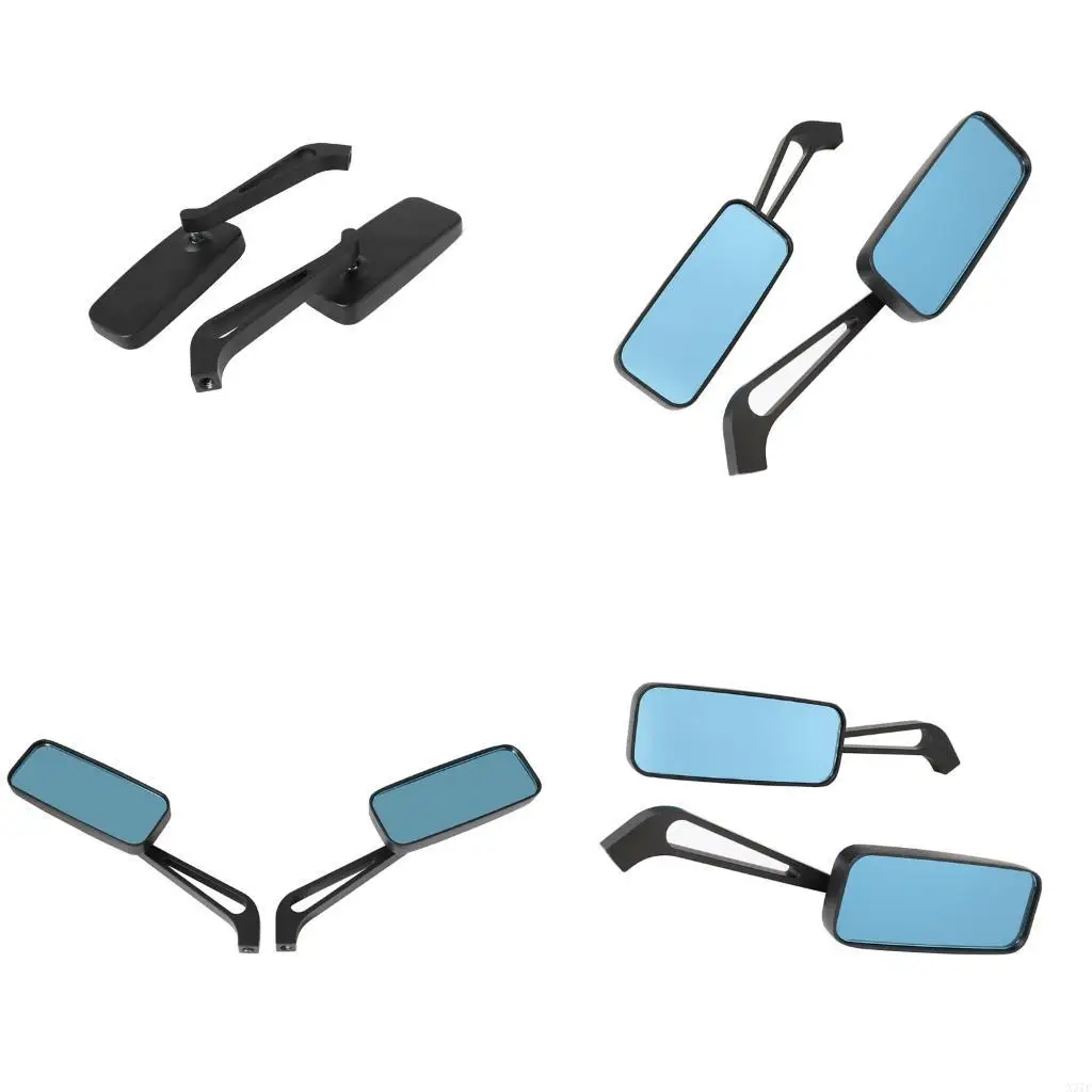 

Sturdy Aluminum Motorcycle Rear View Mirror Easy to Adjust and Install X37F