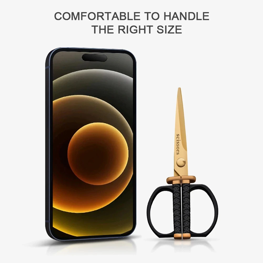 Multifunctional Craft Scissors Stainless Steel Fabric Cutter Round Head Safety Embroidery Scissors Handmade Scissors