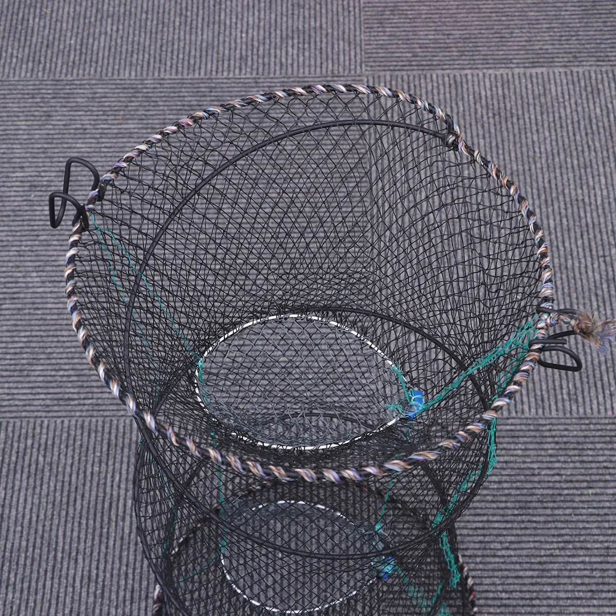 

Folding Fishing Net Collapsible Basket Catching Trap Crab Keeper Cast Cages Collecting Nets