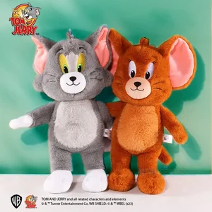 オリジナル25-45cm Kawaii Deluxe TomとJerry Peluches long Fur Soft Cartoonぬいぐるみ動物おもちゃのぬいぐるみおもちゃ 10ベストセールストムとジェリープラッシュ-8