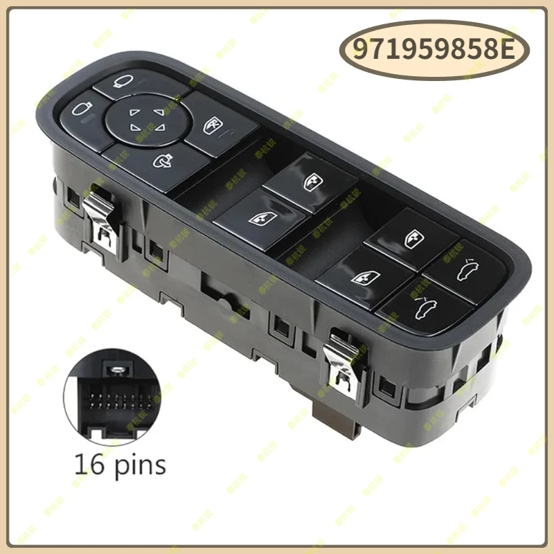

971959858E For Porsche 971 Panamera Cayenne 2017-2020 971959858E Electric Power Window Control Switch Button Auto Parts