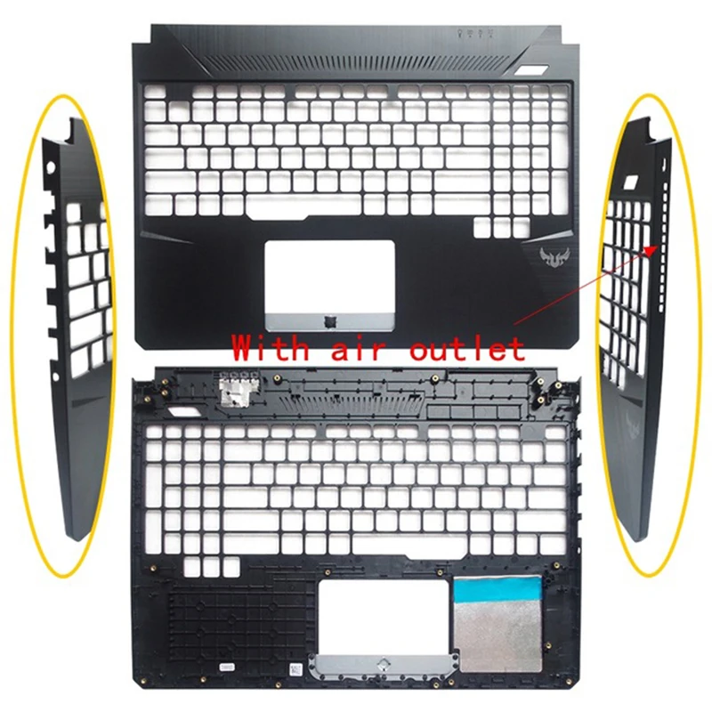 Imagem -02 - Capa Palmrest Estojo Superior para Asus Tuf Gaming Fx86 Fx86s Fx505 13nr00s2ap0121 13n15ja0241 13n1-5ja0f11 Novo