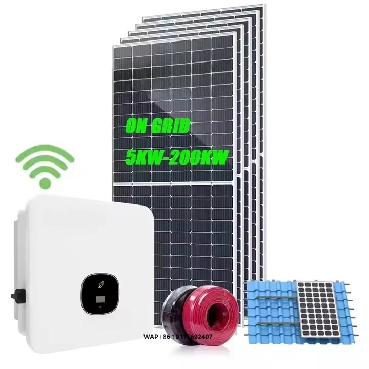 Complete Set 3kw 5kw 10kw Solar Panels System 50kw off  on Grid Solar System Solar Energy Home System