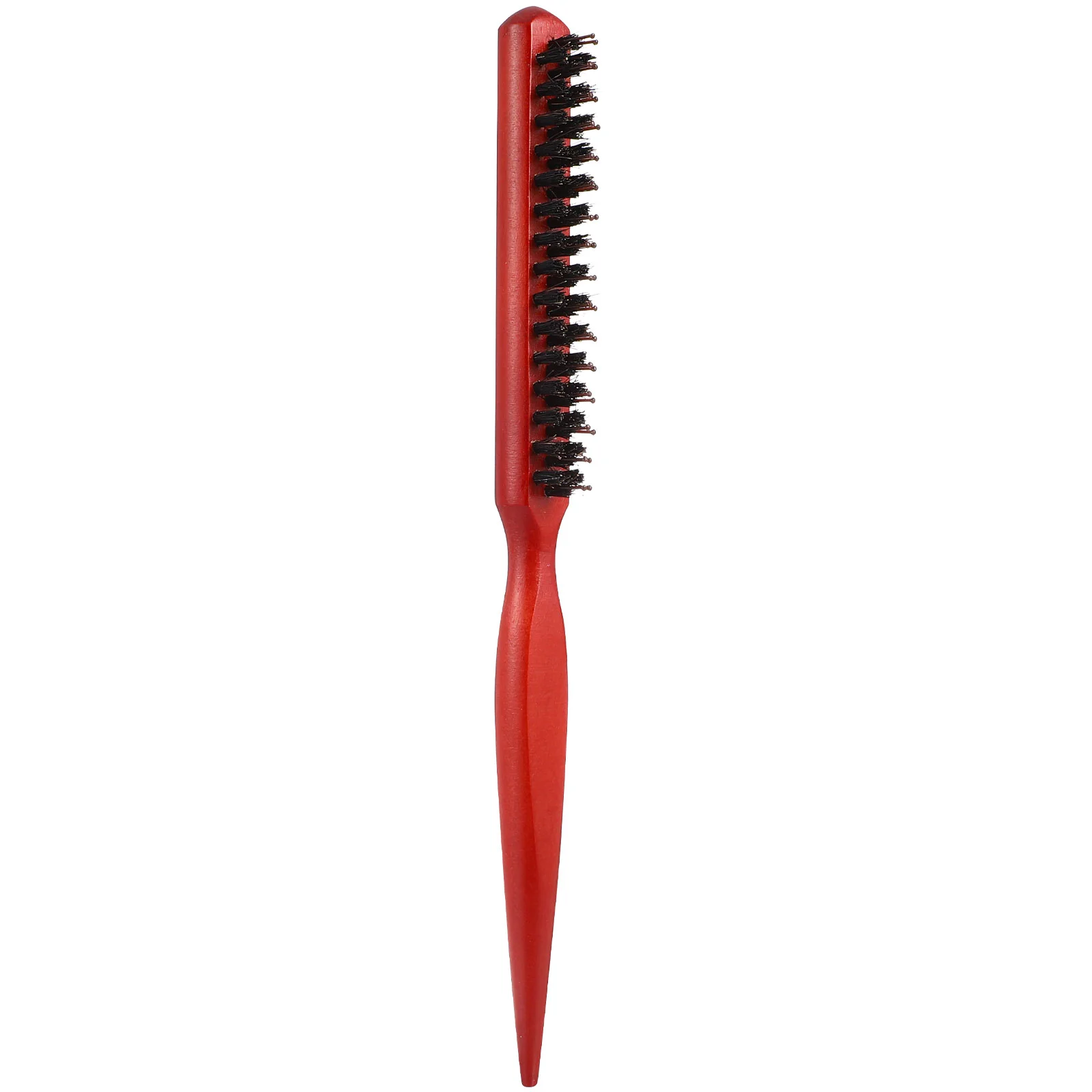 

Hair Styling Comb Salon Hairdressing Barber Tool Bristles Pointed Tail Wooden Handle Brush