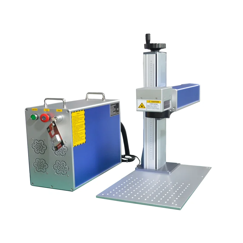 Fiber   Marking  Machine with 20W 30W 50W Raycus   Source Small Desktop Fiber   Engraving Machine