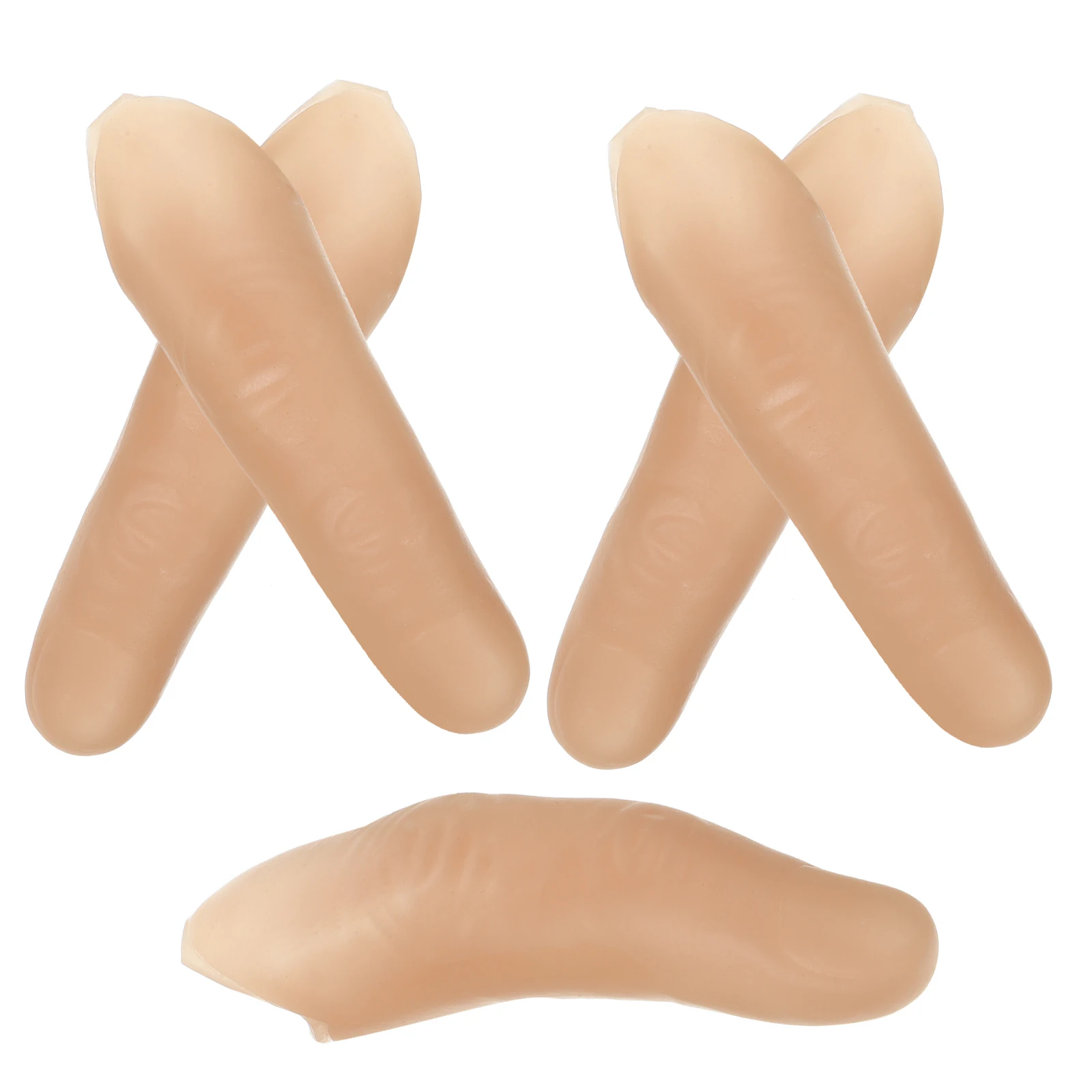

5pcs Simulation Long Fingers Finger Prop Soft Durable Halloween Trick Novelty Gift Portable Easy Use Master
