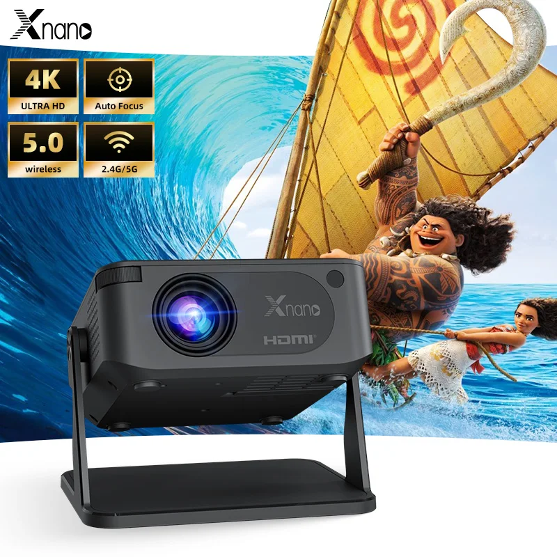 جهاز عرض XNANO 4K HA109 1080P يدعم 200 بوصة أندرويد 11 مزدوج WIFI6 تركيز تلقائي Allwinner H713 300ANSI لأجهزة عرض المسرح المنزلي #1