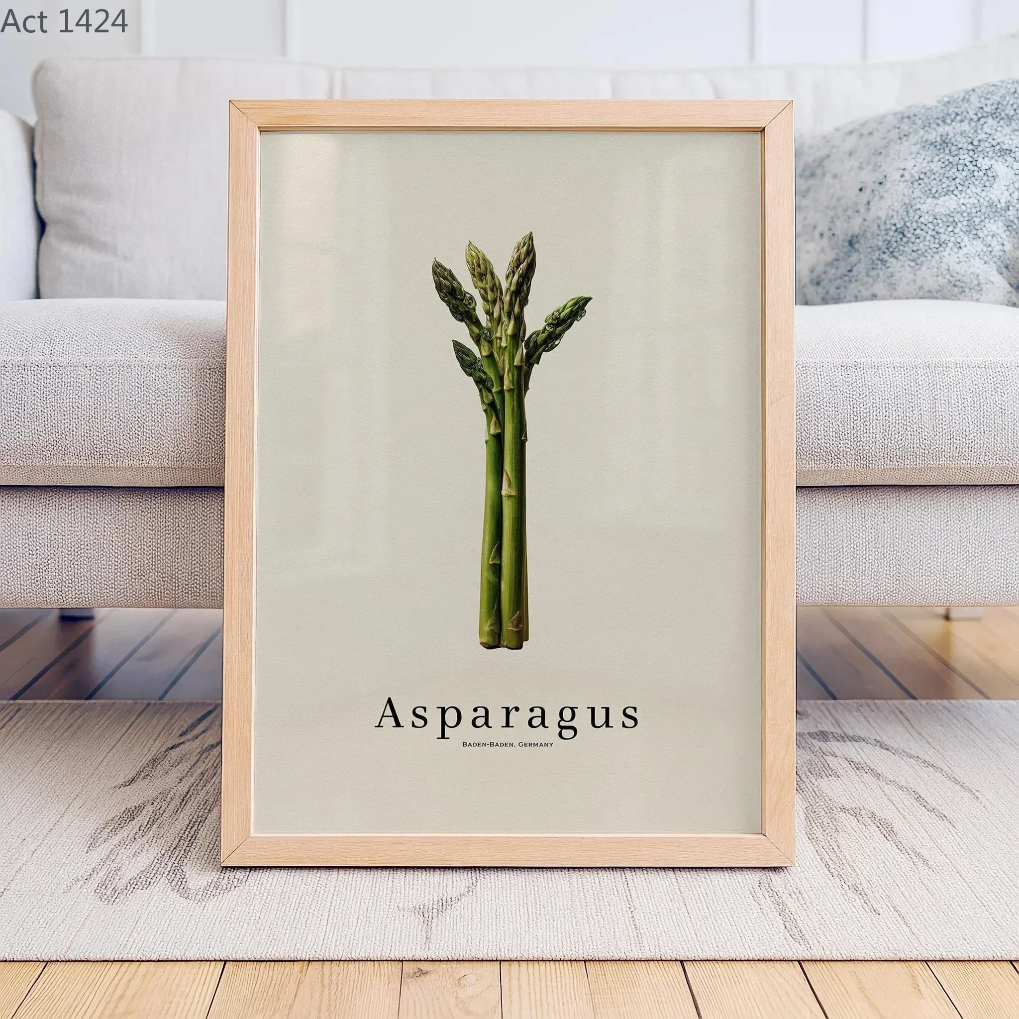 Minimalist Potato Poster Neutral Kitchen Vegetable Fruit Art Print Farmhouse Foodie Wall Decor Rustic Artwork Home Decor