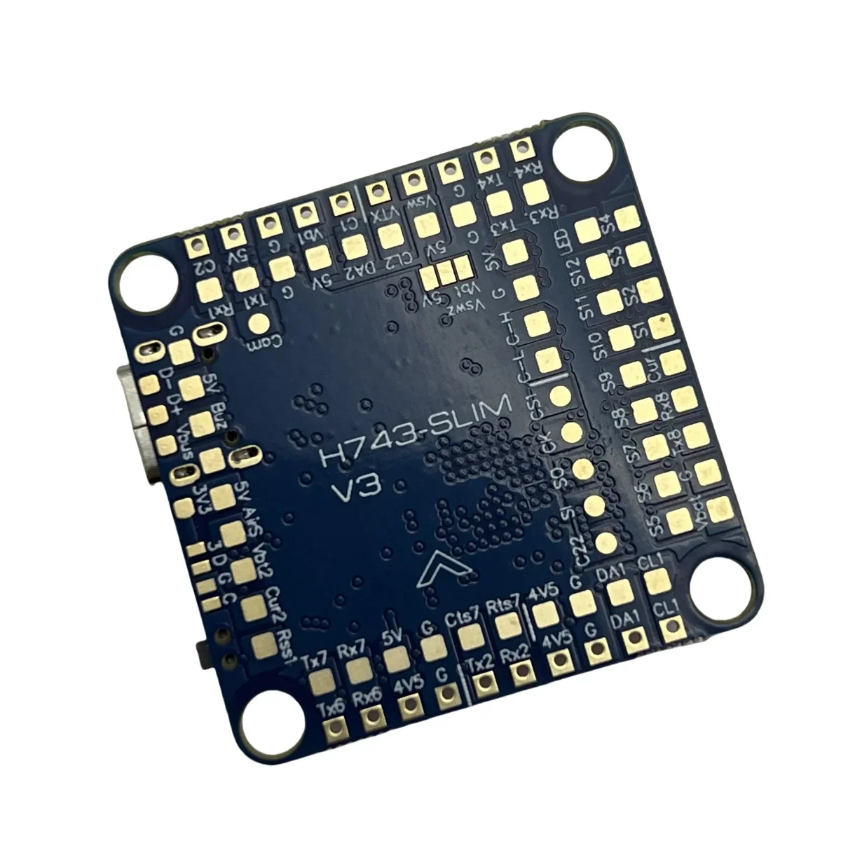 

H743 SLIM V3 STM32H743VIT6 5V 2A BEC 2-8S F7 Flight Controller 30.5x30.5mm ICM20602 Baro Blackbox for FPV RC Racing Drone Model