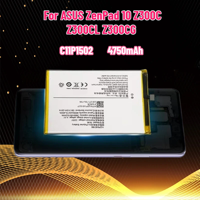 

4750mAh C11P1502 Battery for ASUS ZenPad 10 Z300C Z300CL Z300CG Tablet Battery