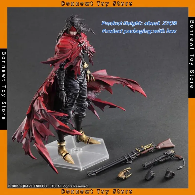 

27cm PA Play Arts Dirge of Cerberus Final Fantasy 7 Vincent Felhunter Collectable Action Figure Model Toys