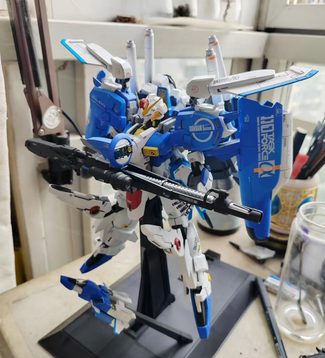 دابان 6606 MG 1/100 MSA-0011 EXT EX-S تجميع نموذج أطقم البلاستيك الهيكل العظمي أنيمي عمل الشكل روبوت البلاستيك نموذج الهدايا اللعب