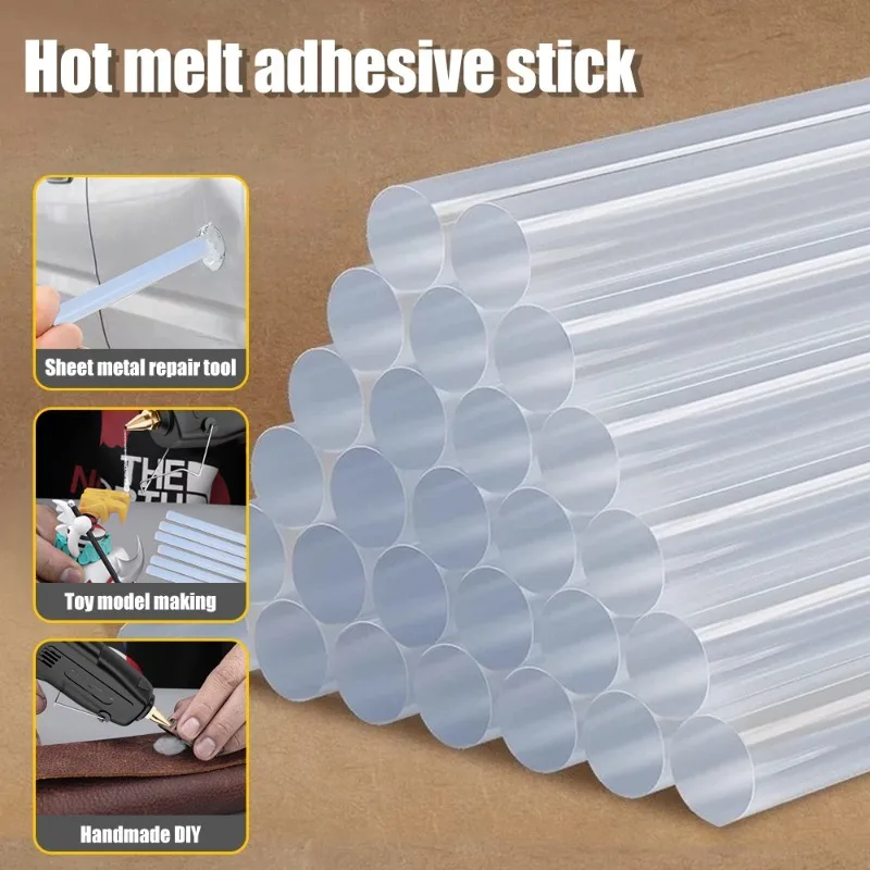 1/10pcs Transparent Hot Melt Glue Sticks for Electric Glue Gun Heat Pistol Glue Stick Strong Adhesive DIY Hand Craft Repair Tool