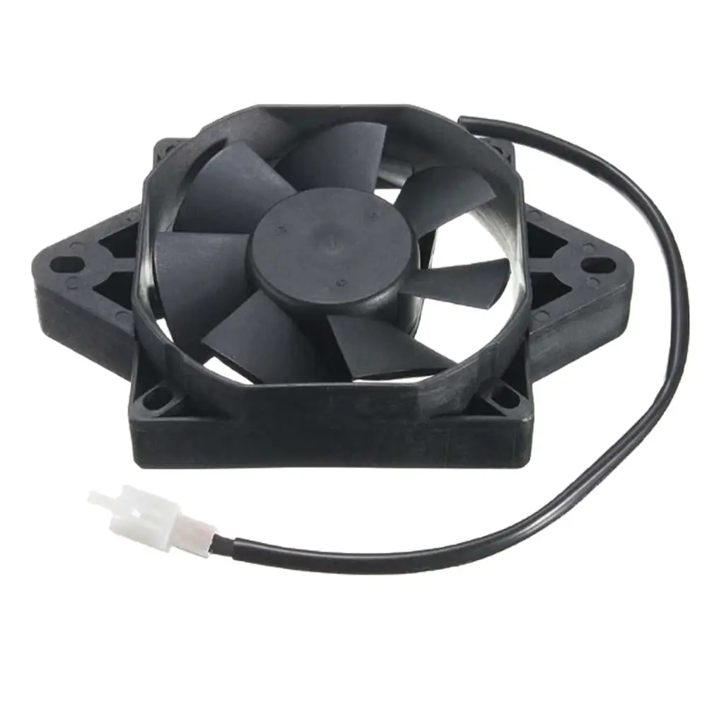 12V Electric Engine Cooling Fan Radiator Motorcycle ATV 150cc-250cc