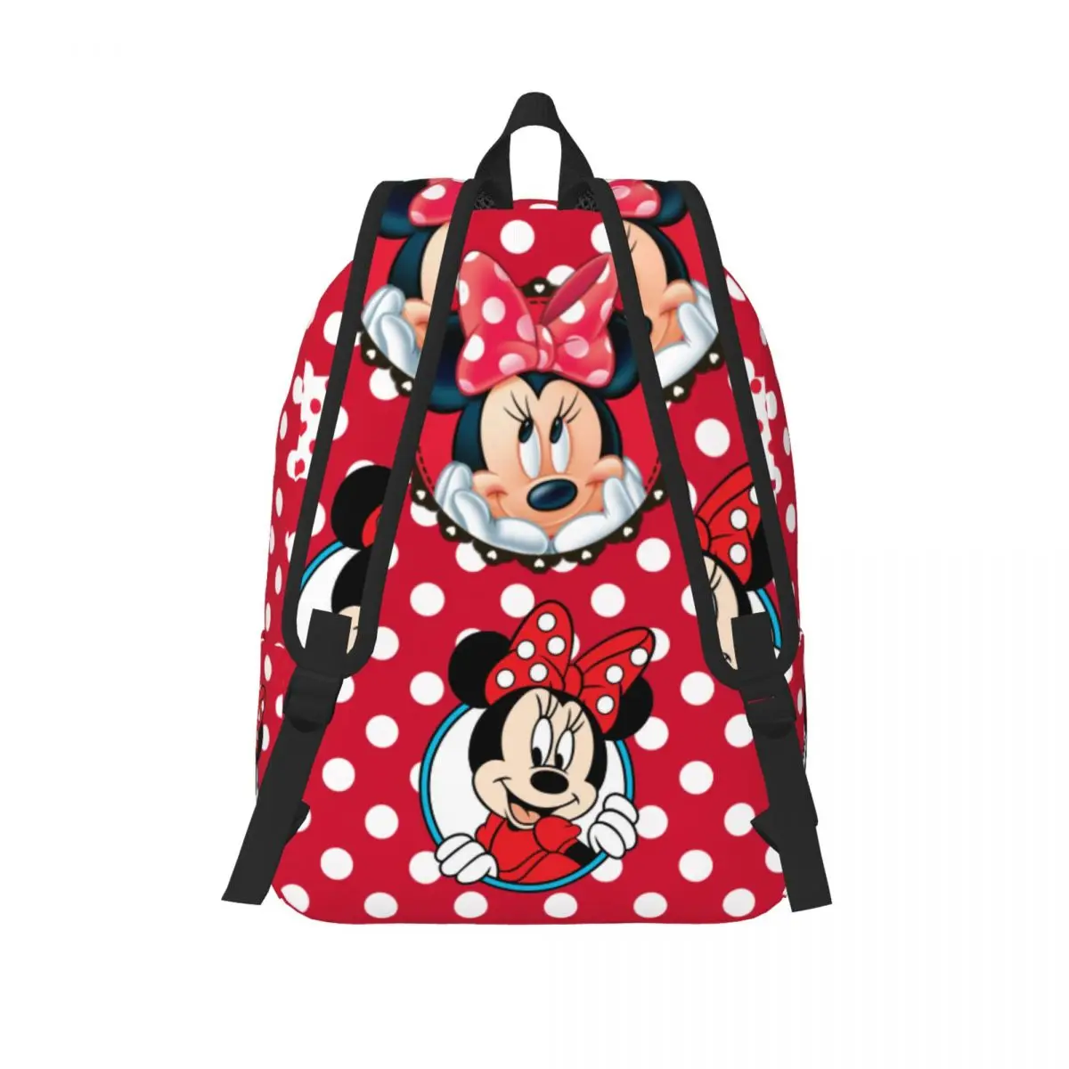 Bonita mochila de Minnie Mouse para niña y niño, Bolsa Escolar de Mickey, accesorios de almacenamiento de viaje, regalos para niños